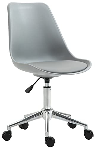 SVITA Eddy Schreibtischstuhl für Kinder Drehstuhl Kinderschreibtischstuhl Indoor Kinderzimmer höhenverstellbar Grau