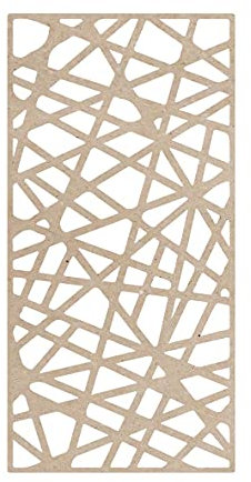 pannello decorativo moderno mdf traforato 100x200cm taglio laser decorazione casa, quadro, fai da te, separè