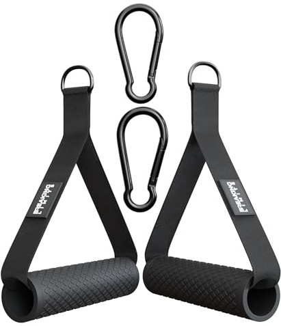 Breaking Limits Poignée Musculation - Poignet Musculation Tirage | Poignee Musculation, Poignet Musculation, TPR Antidérapant, Nylon Renforcé, 2 Mousquetons, Charge 500kg