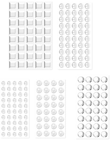 Lot de 204 pastilles adhésives en silicone pour personnes aveugles et malvoyantes - Tailles variées - Pour personnes âgées et aveugles