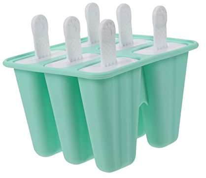 Cabilock 1 Juego Moldes De Paletas De Silicona Moldes Para Paletas Moldes Para Helado De Bricolaje Moldes De Helado Moldes Creativos Para Helado Gel De Sílice Green