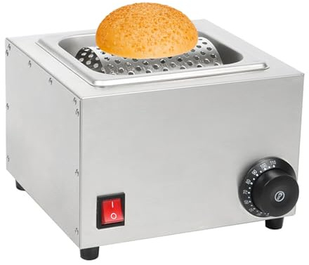 Aredwhiterui Étaleur de Beurre Électriqueavec Roue Amovible - Rouleau en Acier Inoxydable 304 pour Pain, Bagels, Maïs | Temp. Réglable 0-110°C | Accessoire de Grill pour BBQ, Pique-Niques Extérieurs