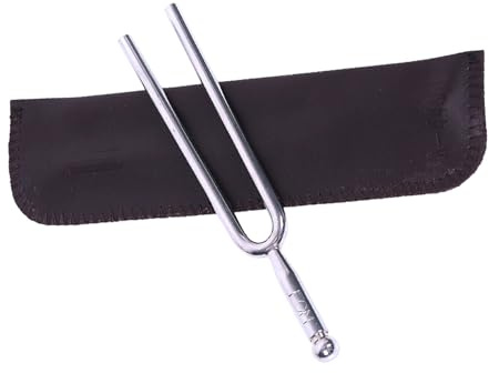 Hoement Internationale Stimmgabel aus Edelstahl mit Klarer Tonqualität und Praktischem Aufbewahrungsetui für Präzises Stimmen von Saiteninstrumenten Zuhause und Reisen