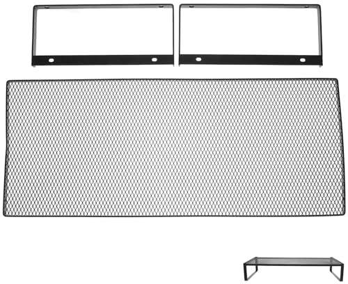 TOBBOMEY Support Surélevé en Fer Robuste pour Ordinateur Portable Support de Bureau Noir Détachable Rehausseur d'Écran pour Bureau Ergonomique Étagère de Table Pratique pour Optimiser