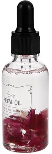 WESIEVYA Olio Essenziale di Rosa per Viso Chioma e Corpo Olio di Rosa Idratante Anti-macchie Fragranza Floreale della Pelle Secca