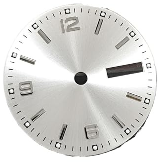 Genérico Esfera NH36 de 28,5mm, Luminosa Verde for Accesorios Movimiento Nh36, Esfera,5 MM, Piezas Reloj(03)