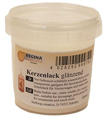 Regina Wachs Kerzenlack glänzend, 100 ml