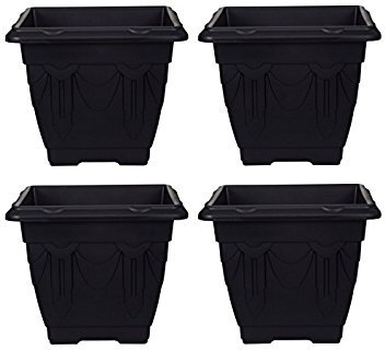 4x30cm Square Venetian Planter