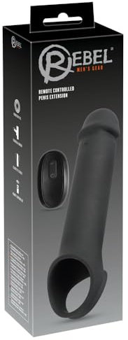 Rebel Remote Controlled Penis Extension Penishülle Schwarz One Size