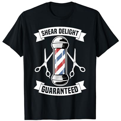 Barbershop Supplies Shear Delight Friseurumhang T-Shirt