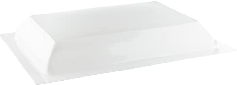 RecPro Cúpula Exterior de tragaluz RV | Claraboya Exterior Universal de 14 x 22 Pulgadas (Blanco)