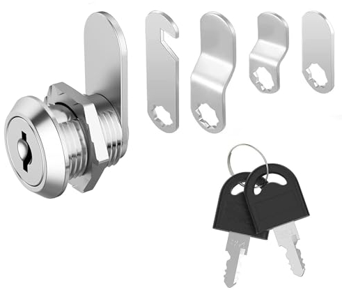 LacyMC Mailbox Lock, Drawer Lock Set, Replacement for Door, Cabinet, Mailbox, Drawer with Keys(16mm)