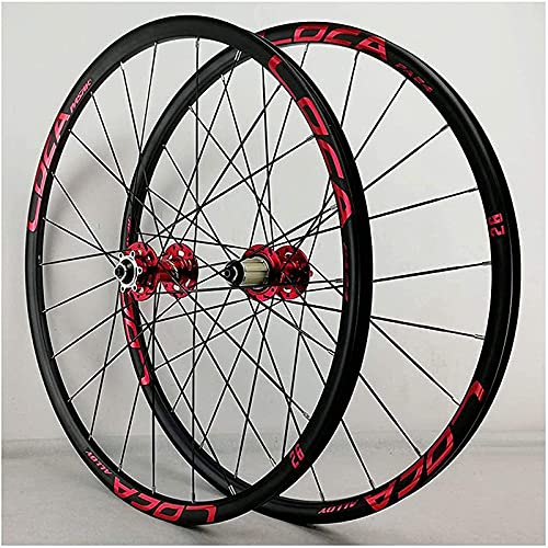 ZECHAO 26/27,5 / 29in MTB Fahrradradet, 24 Löcher Licht Leichtmetallradsatz Disc Felgenbremse 7 8 9 10 11 12 Gegner-Dichtungslager Schnelle Freisetzung Wheelset (Size : 29inch)