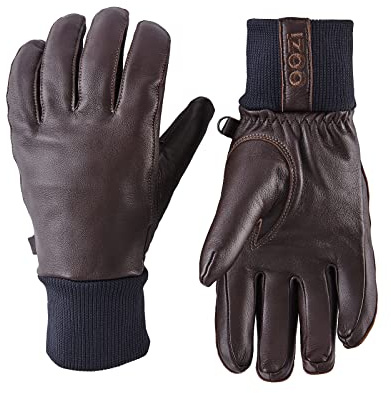 OOZi Gants en cuir pour homme et femme - Gants d'hiver en peau de mouton véritable pour cyclisme, randonnée, ski, snowboard, conduite en voiture (marron, M)