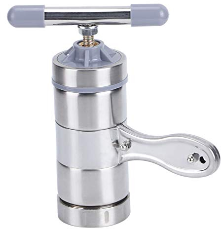 Honigpresser, Tragbarer Manueller Honigpresser aus Edelstahl mit Filter, Mini-Frucht-Lebensmittelpresse, Honigextraktor für Honig, Früchte, Lebensmittel