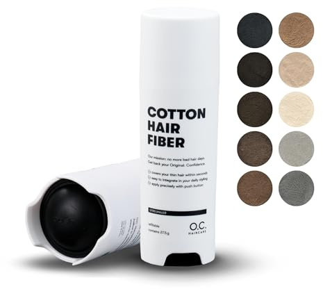 O.C. HAIRCARE Épaissir les cheveux - Pour raies, zones chauves - Recommandé par les grands salons - 11 couleurs - Cheveux résistants
