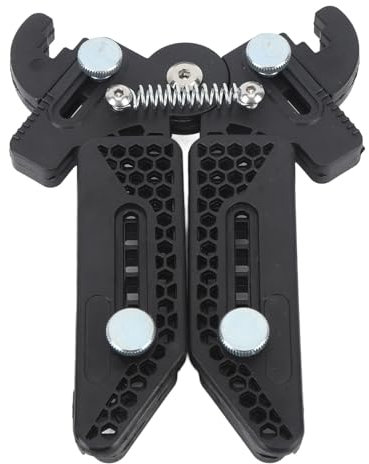 Bogenständer, 16x14,5cm/6,3x5,71 Zoll Verstellbare Klappbare Bogenrolle Bogenschießen Bogenrahmen Ständer Compound Clamp Kick Ständer Bogenhalterung Stützständer Rack Halterung für Recurve Compound