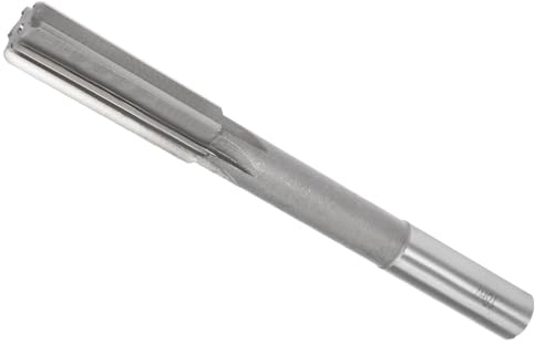 CoCud Escariador de Sujeción, Diámetro de Corte de 18 mm H7, Barrena de Taladro de Escariado de Acero de Alta Velocidad con Mango Redondo para Aluminio, Hierro, Plástico