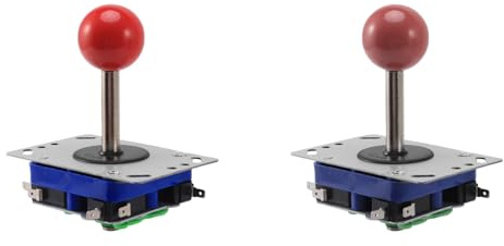 VENOAL 2 Teiliges Spiel Joystick Klassisch Wettbewerb Stil 2/4/8 Weg, Wird für Spiele Verwendet