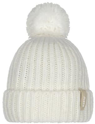 Barts Damen Strickmütze Joansy gefütterte Wintermütze mit Bommel