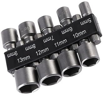 Veemoon 9stücke Adapter Bit Stecknussadapter Für Schrauberbits Sechskantschaft Schrauberbits Für Bohrmaschine