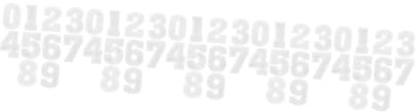 Gadpiparty 15 Set Decorazione di patch digitali nozze Toppa cerotti maglie cucire i numeri applicati camicie toppe multifunzione con numero di cappotto patch di numeri tessuto saia bianca