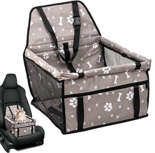 Siège Auto pour Chien, Siège de Voiture pour Chiens de Petites et Moyennes Races, Siège Auto Pliable pour Chiot Accessoires de Voyage pour Vétérinaire Parc