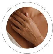 AFSTALR Gold/Silver Bracelet for Women Layered Link Chain Bangles Stack Stainless Steel Bracelets Set Adjustable Jewellery Gifts Sets for Ladies