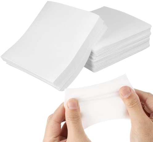 Lingettes Dépoussiérantes 300 Pcs sans Peluche en Fibre, Blanc | Antistatique, Nettoie Écrans et Lentilles, pour Lunettes et Caméra, Bureau École