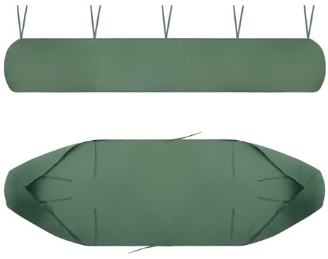 Sac de rangement pour auvent extérieur – Housse de protection imperméable en Oxford 420D pour auvents rétractables, bouclier de pluie avec attaches de liaison, disponible en 2 m à 5 m (vert, 4 m)