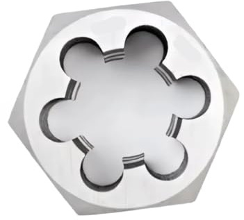 IndusTradCorp Filiera for Dadi esagonali, Acciaio Legato UNC UNF3-48 4-40 5-40 6-32 8-36 10-24 1/4 5/8 3/4 7/8 1-1/4 2 Filiere for Dadi destre(1-20UNEF)
