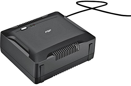 FSP PPF3600210 Fortron Nano 600 USV 600VA/360W, 230V/50HZ, Offline, 1x12V 7.5AH, 2xSCHUKO Schwarz
