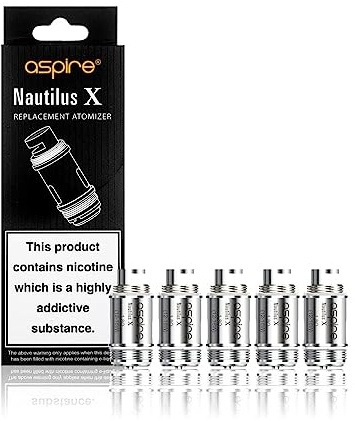 Aspire Nautilus X 1,8 Ohm Resistance (Pack de 5) For Nautilus X Atomiseur Sans Tabac Ni Nicotine Cigarette Electronique