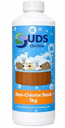 SUDS-ONLINE 1KG Non-Chlorine Shock Granules Hot Tub Spa Swimming Pool Chemicals