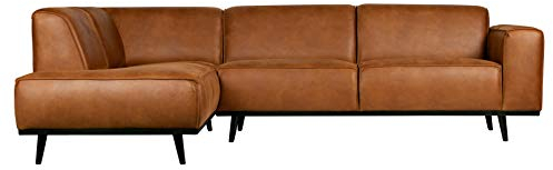 BePureHome Ecksofa Recycle Leder Statement Cognac Rechts oder Links 274 x 210 (Links)