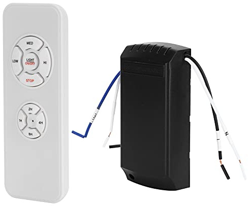 Yosoo Health Gear Télécommande sans Fil pour Ventilateur de Plafond, 220 V, avec Interrupteur de Synchronisation, Kit Contrôleur de Lampe