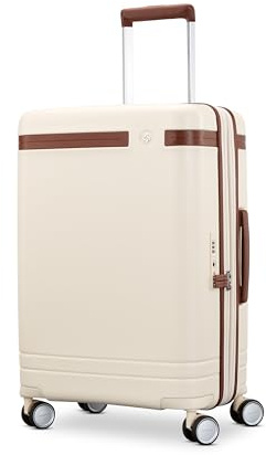 Samsonite Virtuosa Hardside Expandable Carry on Luggage with Spinner Wheels, Off White, Carry-On 21-Inch, Virtuosa Collection