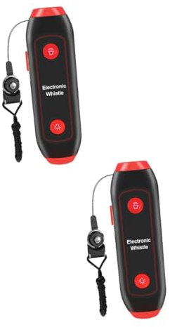 Sosoport 2 Stück 3 Tragbare Pfeifen Für Trainer Schiedsrichter Pfeifen Elektrische Pfeife Pfeifen Für Trainer Volleyballpfeife Lauter Pfeifton Magnet Rot