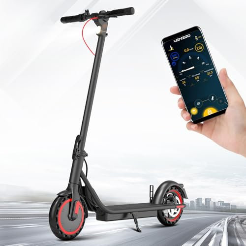 8.5 E Scooter mit Straßenzulassung，36V10.4Ah Batterie und 350W Motor Zusammenklappbarer Elektroroller, Reichweite 35KM, Geschwindigkeit bis zu 20KM/H, Reifen Belastung 100KG