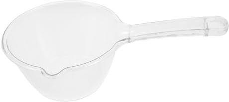 LABRIMP Mestolo Per in Trasparente Secchio Per Con Foro Per Appendere Cucchiaio Per Bagno e Cucina