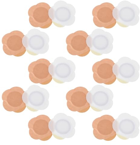 Healvian Rizinusöl Pflaster Selbstklebend 7X7cm 40 Einweg Ölwickel für Bauchnabel Bauch und Körper Auslaufsichere Tragbare Bauchpflaster zur Hautpflege