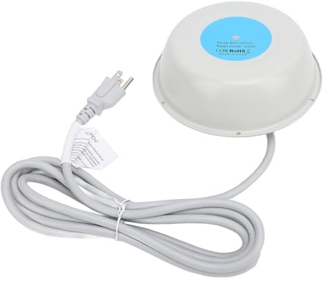 Gonetre Floating Pond Heater Pond De Icer, 500w Safe Efficient Anti Bite Protection for Fish Outdoor Water Garden Winter Care Cast Aluminum