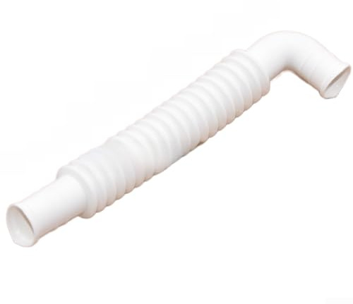 Upluxmira Ricambio 1. Connettore interno per tubo flessibile bianco, 5 cm Id troppopieno tubo di scarico per lavaggio della maggior parte dei modelli (15 cm, 16 cm, 21 cm) (C)