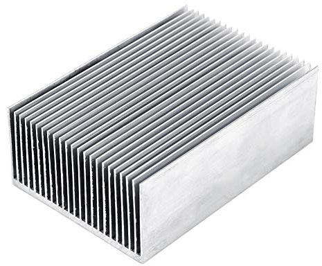 Akozon Dissipatore di Calore Raffreddamento per Modulo IC Transistor Amplificatore a LED 100 * 69 * 36mm