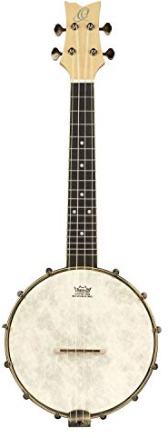Ortega Guitars Banjo Ukulele Akustisch – Banjolele Series – Open Back – Remofell / Ahorn, Natur (OUBJE90-MA)