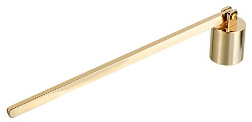 EXCEART Edelstahl Kerzenlöscher Gold Kerzenglocke Flammenlöscher Kerzenabdeckung Feuerlöscher Candle Snuffer Kerze Werkzeug Zubehör für Weihnachten Geschenke Dekoration