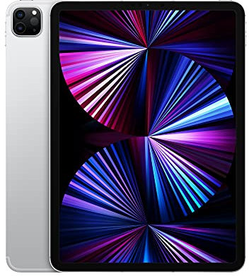 2021 Apple iPad Pro (11-inch, Wi-Fi + Cellular, 2TB) - Silver (3rd Generation)