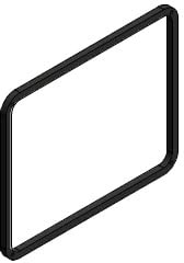 Junta 155 x 190 mm original CADEL cód. 4D18013016 para estufas de pellets