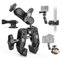 CAMOLO Kamera Super Clamp, Kamerahalterung Klemme mit 1/4 & 3/8 Gewindelöchern, Mini Magic Arm mit Super Clamp, 360°Kugelkopfarm Stativ Clamp für DLSR Kamera, Gopro, Action Cam, Monitor, LED Licht