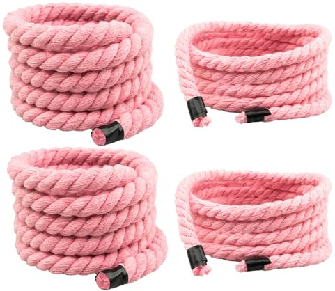 North Hill Goods Cordones de cuerda gruesa: cordones de repuesto perfectos para tenis AF1 y otros tenis de moda/atletismo, Rosado